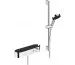 Hansgrohe Pulsify Select System prysznicowy 105 3jet Relaxation z główką prysznicową, baterią termostatyczną prysznicową, drążkiem 65 cm, suwakiem i wężem chrom - 828649_O1