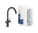 Grohe Blue Home Zestaw startowy z wylewką w kształcie C aksamitna czerń - 839701_O1