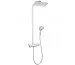 Hansgrohe Raindance Select Zestaw prysznicowy z deszczownicą 360 DN15 biały/chrom