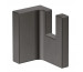 Axor Universal Rectangular haczyk na ręcznik czarny chrom szczotkowany - 896764_O1