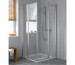 Kermi Atea Drzwi prysznicowe wahadłowe 110x185 cm srebro wysoki połysk kermi clean