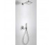Tres Loft-Tres kompletny zestaw prysznicowy podtynkowy deszczownica 220x220 mm chrom