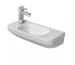 Duravit DuraStyle Umywalka mała 50 x 22 cm otwór na baterię z prawej strony biała