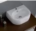 Kerasan Flo umywalka wisząca /nablatowa 50x40 biała