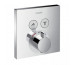 Hansgrohe ShowerSelect bateria termostatyczna podtynkowa dla 2 odbiorników, element zewnętrzny chrom