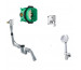 Hansgrohe Logis Zestaw wannowy podtynkowy z napełnianiem przez przelew (71405000  +58113000 +01800180 +CO501670) chrom