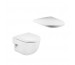 Roca Meridian-N Compacto zestaw miska WC wisząca 48 cm biała z deską wolnoopadającą (A346248000+A8012AC004)