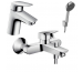 Hansgrohe Logis Zestaw baterii umywalkowa wannowa (71070000 +71400000 +28052000) chrom