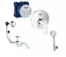 Grohe Eurosmart Cosmopolitan Zestaw wannowy podtynkowy z napełnianiem przez przelew (24045000 +2120005N +35600000 +CO501670) chrom