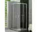 SanSwiss Top-Line wejście narożne z drzwiami otwieranymi 120 cm prawa profil biały, szkło master