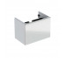 Geberit Acanto szafka podumywalkowa 90cm z jedną szufladą i jedną szufladą wewnętrzną, syfon oszczędzający przestrzeń, biała - 779621_O1