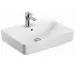 Geberit VariForm umywalka stawiana na blat prostokątna 60x46x 15,8 z otworem na baterię - 880947_O1