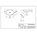 Villeroy & Boch Loop & Friends umywalka stojaca na blacie, 585 x 380 mm, Pergamon Ceramicplus - 357243_T1