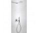 Tres Loft-Tres kompletny zestaw prysznicowy podtynkowy deszczownica 160x550 mm chrom