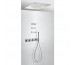 Tres Block System kompletny zestaw prysznicowy podtynkowy termostatyczny Chromoterapia 3-drożny deszczownica 500x500 mm chrom