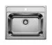Blanco Dana 6 Zlewozmywak wpuszczany w blat 1-komorowy prostokątny 60,5x50 cm stal szlachetna matowa - 830984_O1