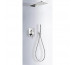 Tres Mono-Term kompletny zestaw prysznicowy podtynkowy deszczownica 160x550 mm chrom