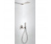 Tres Loft-Colors kompletny zestaw prysznicowy podtynkowy deszczownica 160x550 mm stalowy