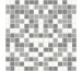 Marazzi SistemV- Glass mosaic Mozaika 32.7x32.7 Grigio Mix Carta