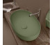 Kerasan Nolita Umywalka Ceramiczna Nablatowa Owalna 60x40 Cm Zielony - 862355_O1