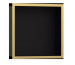 Hansgrohe XtraStoris Individual Wnęka ścienna czarny matowy z ozdobną ramą 30 x 30 x 10 cm złoty optyczny polerowany - 829048_O1