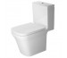 Duravit P3 Comforts Miska WC lejowa Rimless 38x65, bez spłuczki, mocowanie w komplecie, odpływ poziomy 4,5l, HygieneGlaze, biała