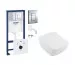 Grohe Villeroy Venticello Zestaw stelaż podtynkowy z miską WC z deska wolnoopadającą (4611R001+9M79S101+32827000)