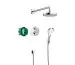 Hansgrohe Croma Select S zestaw podtynkowy prysznicowy z termostatem i deszczownicą 18 chrom