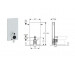 Geberit Monolith Plus moduł sanitarny do WC stojącego, H101, biały