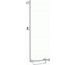 Hansgrohe Drążek prysznicowy Unica Comfort 1,10 m, L biały/chrom z suwakiem i koszem do przechowywania