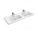 Villeroy & Boch Subway 2.0 Umywalka meblowa podwójna z przelewem 130x47 Biała - 420212_O1