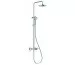 Kludi Logo Zestaw prysznicowy Dual Shower System z deszczownicą i wylewką chrom