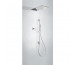 Tres Shower Technology kompletny zestaw prysznicowy podtynkowy termostatyczny elektroniczny 3-drożny deszczownica ścienna chrom