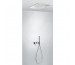 Tres 3V kompletny zestaw prysznicowy podtynkowy 3-drożny deszczownica 500x500 mm chrom