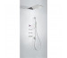 Tres Shower Technology kompletny zestaw prysznicowy podtynkowy termostatyczny elektroniczny 4-drożny deszczownica ścienna chrom