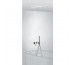 Tres 3V kompletny zestaw wannowo-prysznicowy podtynkowy 3-drożny deszczownica średnica 380 mm z wylewką do wanny kaskada chrom