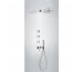 Tres 3V kompletny zestaw prysznicowy podtynkowy 3-drożny deszczownica średnica 300 mm chrom