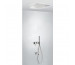 Tres 3V kompletny zestaw prysznicowy podtynkowy 3-drożny Chromoterapia deszczownica 500x500 mm chrom