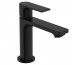Hansgrohe Rebris E Jednouchwytowa bateria umywalkowa 110 CoolStart z metalowym kompletem odpływowym Czarny Matowy - 858848_O1