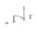 Grohe Lineare bateria wannowa stojąca 4-otworowa chrom