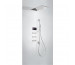 Tres Shower Technology kompletny zestaw prysznicowy podtynkowy termostatyczny elektroniczny 4-drożny deszczownica ścienna chrom