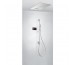 Tres Shower Technology kompletny zestaw prysznicowy podtynkowy termostatyczny elektroniczny 3-drożny deszczownica sufitowa chrom