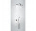 Tres Mono-Clasic kompletny zestaw prysznicowy podtynkowy deszczownica średnica 310 mm chrom