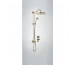 Tres Mono-Clasic kompletny zestaw prysznicowy podtynkowy termostatyczny 2-drożny deszczownica średnica 310 mm stary mosiądz