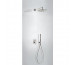 Tres Mono-Term kompletny zestaw prysznicowy podtynkowy deszczownica o 300 mm stalowy