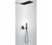 Tres Loft-Colors kompletny zestaw prysznicowy podtynkowy deszczownica 160x550 mm czarny matowy