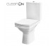 Cersanit Easy Clean On kompletny kompakt WC, miska + zbiornik 3/5 l + deska dur antyb wo łw box