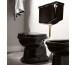 Kerasan Retro miska WC stojąca odpływ pionowy czarny