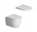 Duravit ME by Starck miska WC wisząca 48 bezrantowa + deska w/o (253009000 + 0020190000) Biały