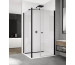 SanSwiss Solino Black ścianka boczna 90 cm profil czarny mat, szkło przezroczyste